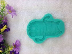 TANGCHU Cupcake Decor Mold Gum Paste Decorating Tool Despicable Me Minions Green