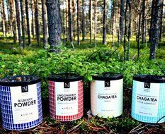 NordicNordic Chaga Mushroom Tea, Wild Grown, Product of Finland (Cinnamon) N10