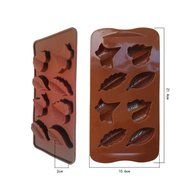 Leaf Shape Shape Chocolate Silicone Mold Baking Cake Decoration Mould