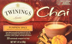 Twinings Pumpkin Spice Chai Tea, 40 Count N4