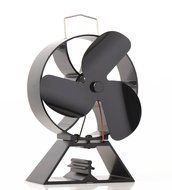 Eco Friendly 3-Blade Heat Powered Stove Fan For Wood Log Burners + Free Stove Thermometer&nbsp;