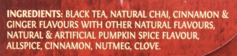 Twinings Pumpkin Spice Chai Tea, 40 Count N5