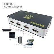 Hdmi Switch Box,Mifine 4Kx2K PIP 4 in 1 out High Speed 4 Port Switcher V1.4 with IR Wireless Remote Control,Support... N3