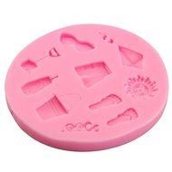 Mr.S Shop 3D Sunshine Beach Slippers Glasses Kite Silicone Mold Sugar Cake Chocolate Ice Mold Kitchen Baking Tools...