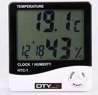 NEEWER&reg; LCD Digital Temperature Humidity Meter Hygrometer Clock