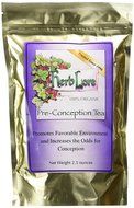 Herb Lore Organic Pre-Conception Fertility Tea For Women, Loose Leaf 2.5 ounces - Improve Chances of Getting Pregnant