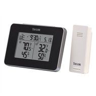 Taylor 1731 Wireless Digital Indoor/Outdoor Weather Station, Black N3
