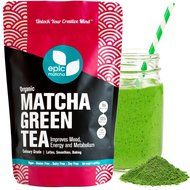 Epic Matcha Green Tea Powder - USDA Organic - Best Culinary Grade - Free 37+ Smoothie &amp; Baking Recipes and... N4