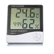 Norbi Indoor Desktop Humidity Meters Monitor Digital Hygrometer Thermometer Hygro Psychrometer with Large LCD... N2