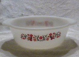 Vintage Fire King Primrose 1 Quart Baking Casserole Dish N3