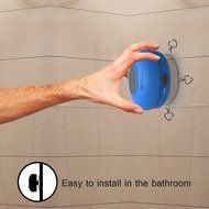 Stalion SS-SHWR-BTBLU Waterproof Bluetooth Portable Audio System (Cyan Blue) N2