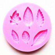 New Arrival! Design 11 Leave Shape Silicone Sugar Mold, Cake Decoration Tool, Food Grade Material
