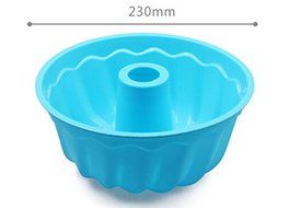 Blue 9-Inch Silicone Cake Mold