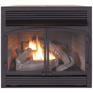 Duluth Forge Dual Fuel Vent Free Fireplace Insert - 32,000 BTU, Remote Control, FDF400RT-ZC