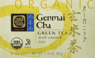 Yamamotoyama Organic Green Tea Genmai Cha, 2.19-Ounce Boxes (Pack of 6)