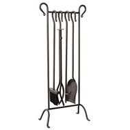 UniFlame 5-Piece Bronze Inline Fire Set