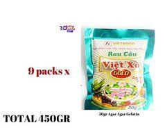 9 x Agar Agar Gelatin Dietary Fiber Jelly Powder Best Quality Agar-Agar