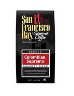 San Francisco Bay Coffee Ground, Colombian Supremo, 12 Ounce