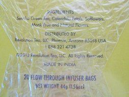 Revolution - Peach Mango Green Tea - 16 Bag (1 Pack) N4