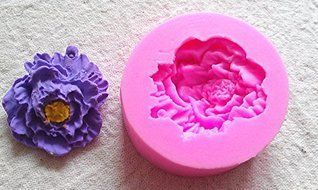 Design 180 Flower Shape Silicone 3D Cake Fondant Mold, Cake Decoration Tool, Food Grade Material N2