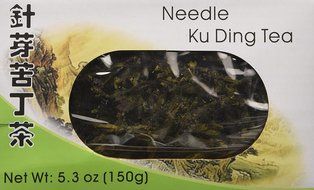 All Natural Chinese Needle Ku Ding (Kuding) Bitter Green Tea - Loose Tea Leaves Stick (5.3 Oz) - Only 3 Sticks... N2