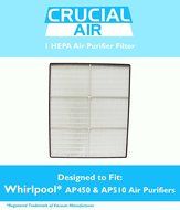 Whirlpool 1183054K (1183054) HEPA Filter Designed To Fit Whispure Air Purifier Models AP450 and AP510 AP45030HO...