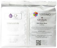 Gevalia Dark House Blend, 12-Count T-Discs for Tassimo Coffeemakers(Pack of 2) N5