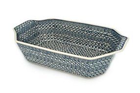 Polish Pottery Olympia Deep Baker with Handles