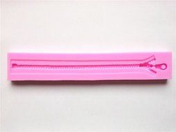 Longzang 3D Zipper Series Silicone Mold Sugar Craft DIY Gumpaste Cake Decorating Clay