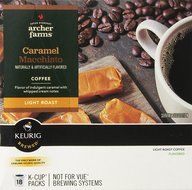 ARCHER FARMS Caramel Macchiato 18 Single Servings N4