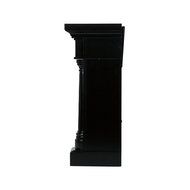 SEI Carrington Convertible Electric Fireplace, Slate/ Black N3