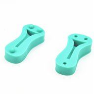 TANGCHU Soft Silicone Cake Mold Heel Of High-heeled Shoes 3.15*1.3*0.63inch Green N2