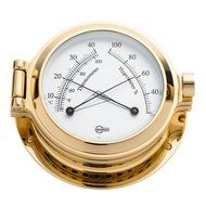 Barigo 1330MS Poseidon Series Porthole Ships Comfortmeter, Brass
