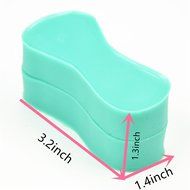 TANGCHU Soft Silicone Cake Mold Heel Of High-heeled Shoes 3.15*1.3*0.63inch Green N4