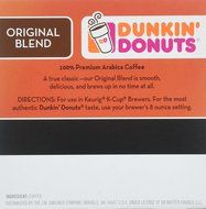 Dunkin' Donuts Coffee for K-cup Pods, Original Blend, 60 Count N8