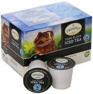 Twinings of London K-Cup Portion Pack for Keurig K-Cup Brewers Iced Tea, Pure Black, 12 Count (Pack of 6) N2