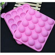 20 Holes Silicone Lollipops Mold Cake Mold Baking Chocolate Ice Lattice Bakeware Mold N3