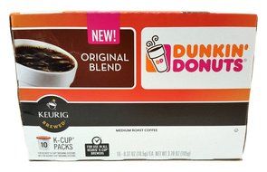 Dunkin' Donuts Coffee for K-cup Pods, Original Blend, 60 Count N21