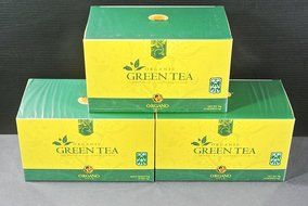 3 boxes Organo Gold Gourmet Green tea 100% organic Ganoderma bagged (25 sachets per box)