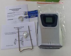 MIEO HR641 Wireless Thermometer and Hygrometer with 1 Remote Sensor for Home-Greenhouse-Warehouse and Workshop N6