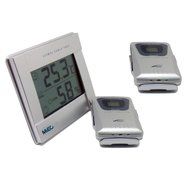 MIEO HR641 Wireless Thermometer and Hygrometer with 1 Remote Sensor for Home-Greenhouse-Warehouse and Workshop N8