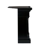 SEI Carrington Convertible Electric Fireplace, Slate/ Black N6