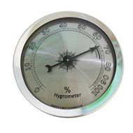 Volenx Cigar Humidor Hygrometer Analog Silver Golden Colors (Silver) N2