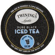 Twinings of London K-Cup Portion Pack for Keurig K-Cup Brewers Iced Tea, Pure Black, 12 Count (Pack of 6) N4