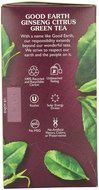Good Earth Citrus Kiss Decaffeinated Green Tea, 18 Count Tea Bags (Pack of 6) N9