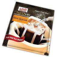 Lee's Coffee Pourover Fresh Ground Filter Packs, New Orleans, 18 Count N7