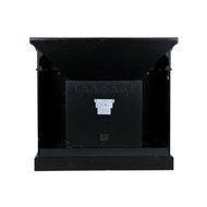 SEI Carrington Convertible Electric Fireplace, Slate/ Black N8