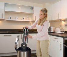 Dirt Devil Vigor Turbo Bagless Upright Vacuum, UD70110 - Corded N3