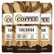 Tanzanian Peaberry, Whole Bean, Fresh Roasted Coffee LLC (2 lb.)