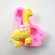 Wocuz W0495 Giraffe Bow Candy Making Silicone Mold Cake Decoration Mould Fondant Chocolate Small Pastry Tool N2